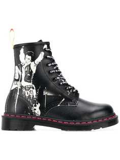 Dr. Martens ботильоны из кожи Saffiano