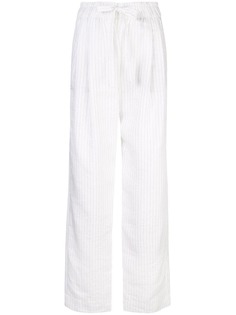 Vince брюки в тонкую полоску