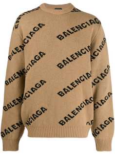Balenciaga джемпер с логотипом