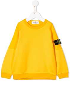 Stone Island Junior толстовка с нашивкой-логотипом