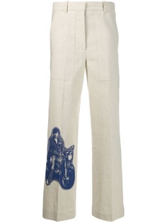 Ports 1961 брюки прямого кроя с принтом