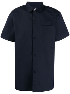 Han Kjøbenhavn рубашка с вышитым логотипом на спине