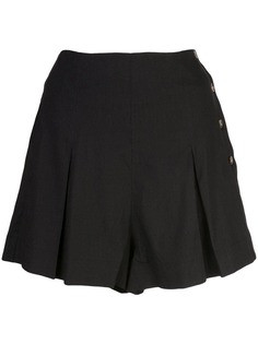 Vince шорты строгого кроя со складками