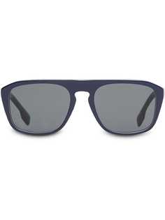 Burberry Eyewear солнцезащитные очки с полосками Icon Stripe