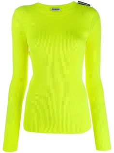 Balenciaga топ с логотипом