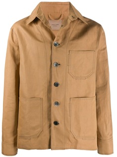 Federico Curradi куртка-рубашка с контрастной строчкой