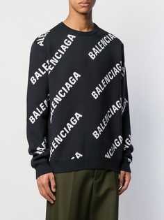 Balenciaga свитер с логотипом