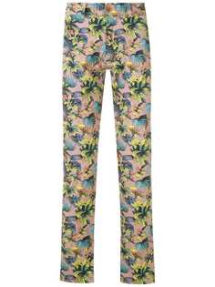 Amir Slama брюки прямого кроя с принтом