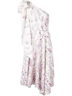 Ingie Paris платье асимметричного кроя с цветочным принтом