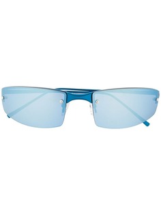 GmbH солнцезащитные очки с затемненными линзами в прямоугольной оправе