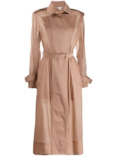 Sportmax прозрачный тренч