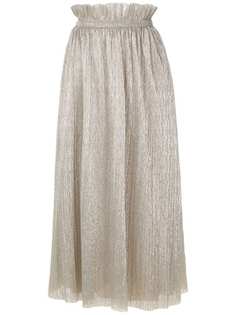 Nk юбка миди с люрексом