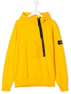 Stone Island Junior классическое худи с логотипом