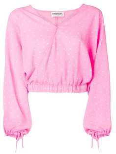 Essentiel Antwerp укороченная блузка в горох