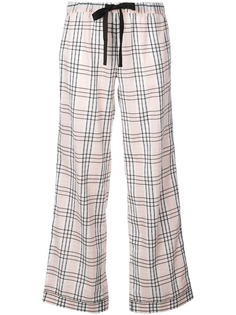 Morgan Lane клетчатые брюки Chantal