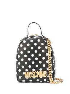 Moschino рюкзак с принтом в горох