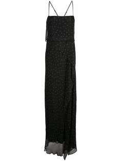 Michelle Mason двухслойное платье макси