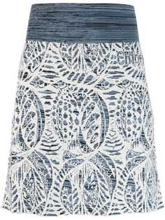 Chloé юбка мини с принтом