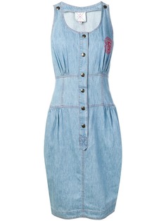 Fendi Vintage джинсовое платье 1980-х годов без рукавов