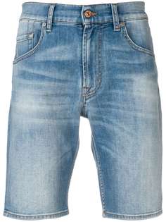 7 For All Mankind джинсовые шорты с выцветшим эффектом