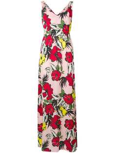Liu Jo длинное платье с цветочным принтом