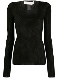 Isabel Benenato джемпер в рубчик