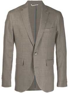 Hackett однобортный блейзер в клетку