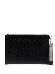 Burberry клатч с монограммой TB