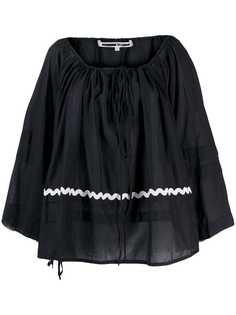 McQ Alexander McQueen блузка с вышивкой