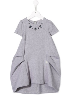 Simonetta платье с плиссировкой