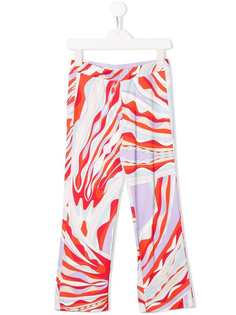 Emilio Pucci Junior легинсы с геометричным узором