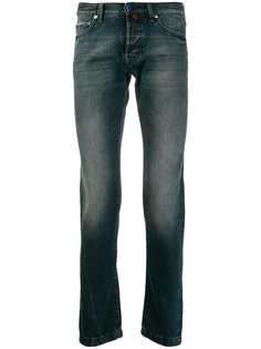 Kiton джинсы кроя слим с выцветшим эффектом