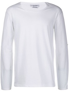 Alexander McQueen футболка с длинными рукавами и молниями на манжетах