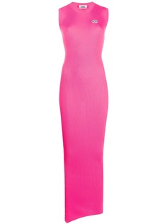 Gcds длинное платье в рубчик без рукавов