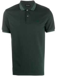 Emporio Armani рубашка-поло с контрастной отделкой