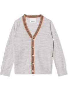 Burberry Kids кардиган Icon в полоску