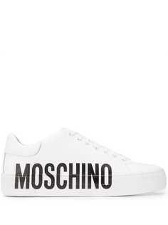Moschino кеды с логотипом