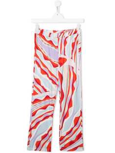Emilio Pucci Junior легинсы с геометричным узором