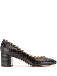 Chloé scallop edged pumps