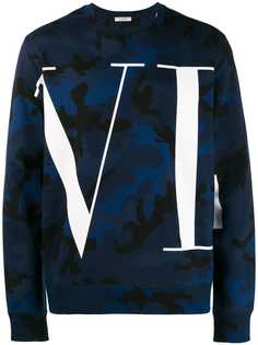 Valentino macro camouflage print sweatshirt