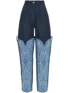 Asai Cowboy embroidered jeans