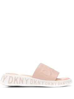 DKNY шлепанцы с логотипами