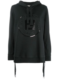 Fendi худи с бахромой