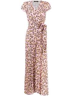 Andamane платье с запахом и леопардовым принтом