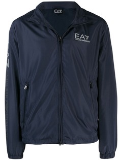 Ea7 Emporio Armani куртка-бомбер с контрастным логотипом