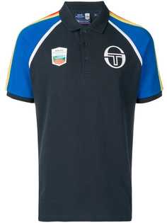 Sergio Tacchini рубашка-поло с контрастными рукавами