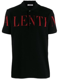 Valentino рубашка-поло с логотипом VLTN