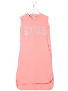 Gcds Kids платье с декорированным логотипом