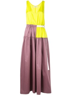 Tibi комбинезон в стиле колор-блок