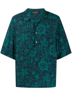 Barena рубашка с короткими рукавами и цветочным принтом